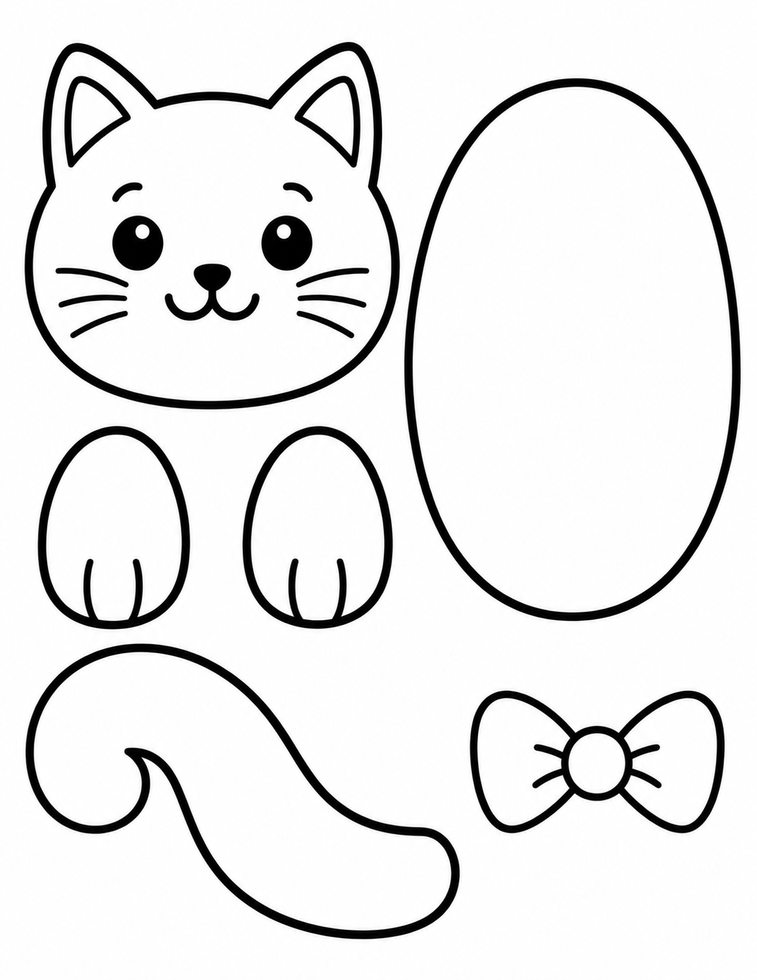 Build a Cat printable page
